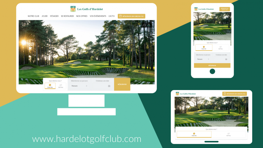 new-website The Golf d’Hardelot website has a new look! - Open Golf Club