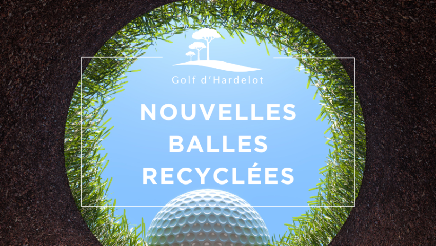 Nouvelles balles recyclées « eco range replay » au Golf d’Hardelot - Open Golf Club