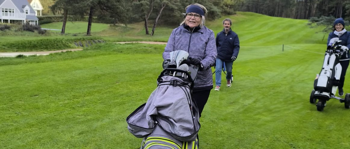 golfeuse en compétition