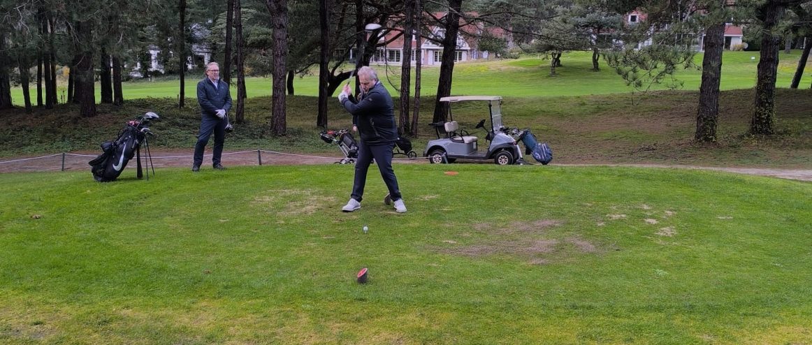 golfeur compétition de fin d'année